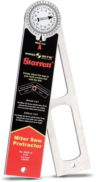 Starrett Vinkelmätare 505A-12 300mm - Aluminium